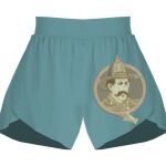 Ladies Flowy Overlay Shorts Thumbnail