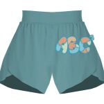 Ladies Flowy Overlay Shorts Thumbnail