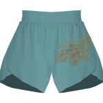 Ladies Flowy Overlay Shorts Thumbnail