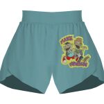 Ladies Flowy Overlay Shorts Thumbnail