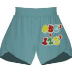Ladies Flowy Overlay Shorts Thumbnail