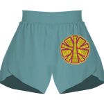 Ladies Flowy Overlay Shorts Thumbnail