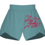 Ladies Flowy Overlay Shorts Thumbnail