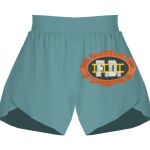 Ladies Flowy Overlay Shorts Thumbnail