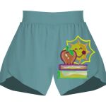 Ladies Flowy Overlay Shorts Thumbnail