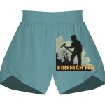 Ladies Flowy Overlay Shorts Thumbnail