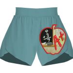 Ladies Flowy Overlay Shorts Thumbnail