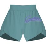 Ladies Flowy Overlay Shorts Thumbnail