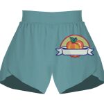 Ladies Flowy Overlay Shorts Thumbnail