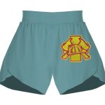 Ladies Flowy Overlay Shorts Thumbnail