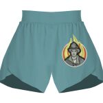 Ladies Flowy Overlay Shorts Thumbnail