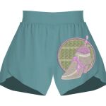 Ladies Flowy Overlay Shorts Thumbnail