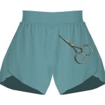 Ladies Flowy Overlay Shorts Thumbnail