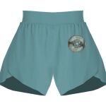 Ladies Flowy Overlay Shorts Thumbnail