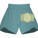 Ladies Flowy Overlay Shorts Thumbnail