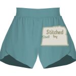 Ladies Flowy Overlay Shorts Thumbnail