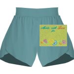 Ladies Flowy Overlay Shorts Thumbnail