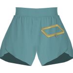 Ladies Flowy Overlay Shorts Thumbnail