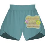 Ladies Flowy Overlay Shorts Thumbnail