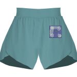 Ladies Flowy Overlay Shorts Thumbnail