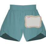 Ladies Flowy Overlay Shorts Thumbnail