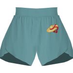 Ladies Flowy Overlay Shorts Thumbnail