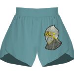 Ladies Flowy Overlay Shorts Thumbnail
