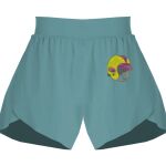 Ladies Flowy Overlay Shorts Thumbnail