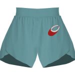 Ladies Flowy Overlay Shorts Thumbnail
