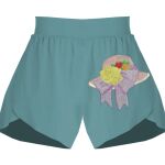 Ladies Flowy Overlay Shorts Thumbnail