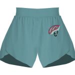 Ladies Flowy Overlay Shorts Thumbnail