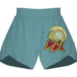 Ladies Flowy Overlay Shorts Thumbnail