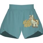 Ladies Flowy Overlay Shorts Thumbnail