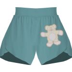Ladies Flowy Overlay Shorts Thumbnail