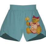 Ladies Flowy Overlay Shorts Thumbnail