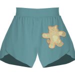 Ladies Flowy Overlay Shorts Thumbnail