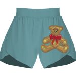 Ladies Flowy Overlay Shorts Thumbnail