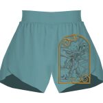 Ladies Flowy Overlay Shorts Thumbnail