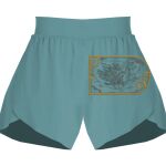 Ladies Flowy Overlay Shorts Thumbnail
