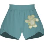 Ladies Flowy Overlay Shorts Thumbnail