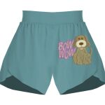 Ladies Flowy Overlay Shorts Thumbnail