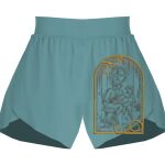 Ladies Flowy Overlay Shorts Thumbnail