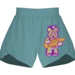 Ladies Flowy Overlay Shorts Thumbnail