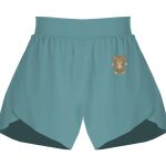 Ladies Flowy Overlay Shorts Thumbnail