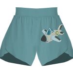 Ladies Flowy Overlay Shorts Thumbnail