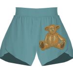 Ladies Flowy Overlay Shorts Thumbnail