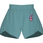 Ladies Flowy Overlay Shorts Thumbnail