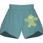 Ladies Flowy Overlay Shorts Thumbnail