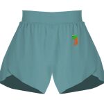 Ladies Flowy Overlay Shorts Thumbnail