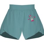 Ladies Flowy Overlay Shorts Thumbnail